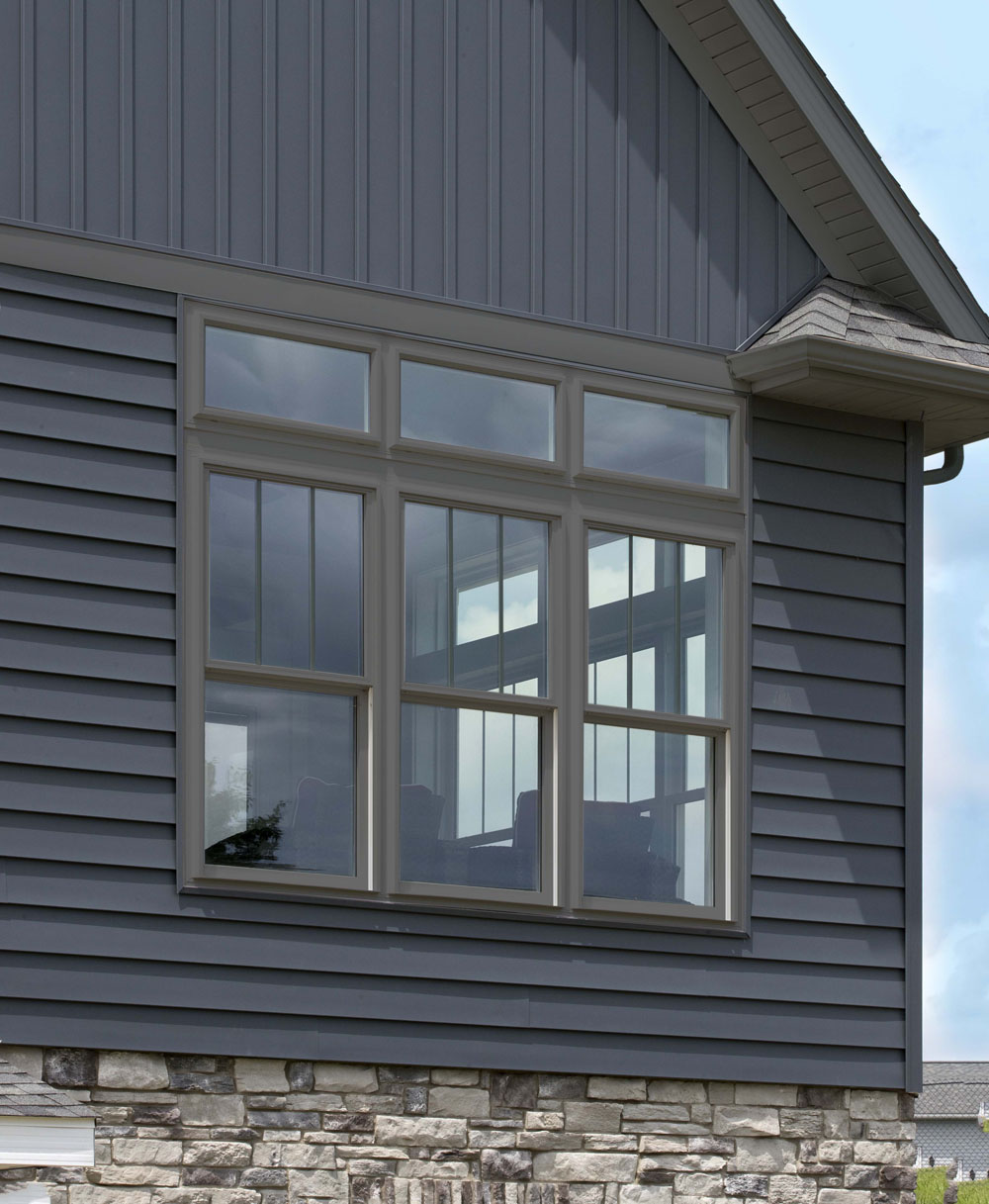 ProVia Endure dark exterior new windows