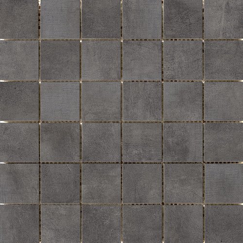 facade graphite tile by Esmer in mosaic