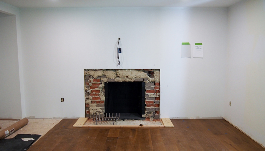 fireplace makeover