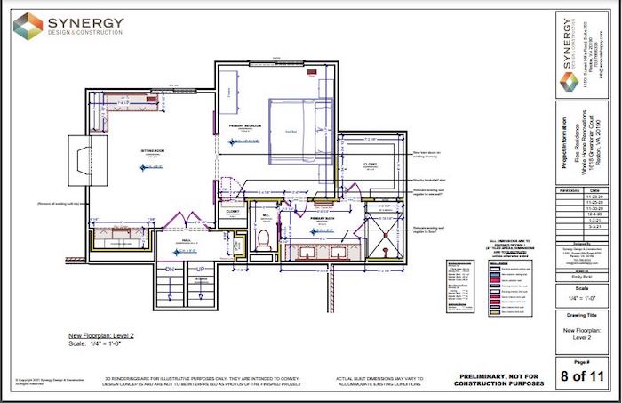 primary bedroom new plans