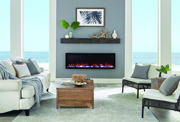 Touchstone® Sideline Elite Electric Fireplace Alexa/Google Home Compatible